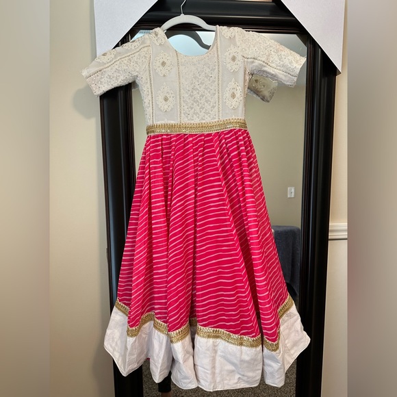 Anarkali indian Drees for 7 to 8 years old girls - Picture 2 of 7